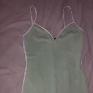 Sage maxi dress